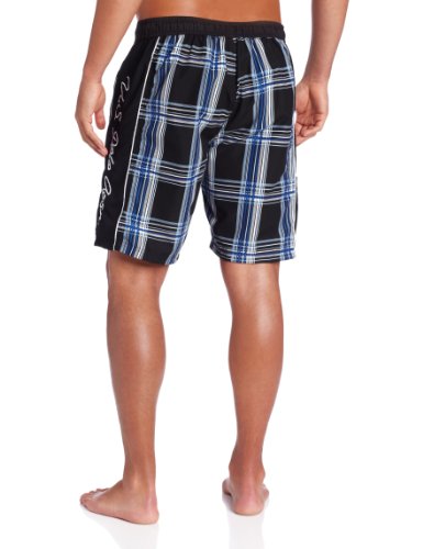 U.s. Polo Assn. Men's Fine Plaid Short, Black, X-Large #TOP1