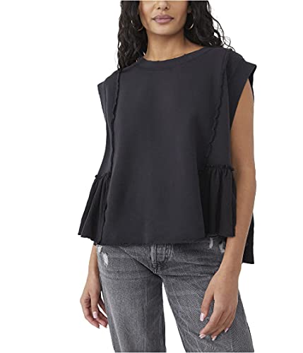 Image of Free People Danny Pullover Black XS (Women's 0-2)