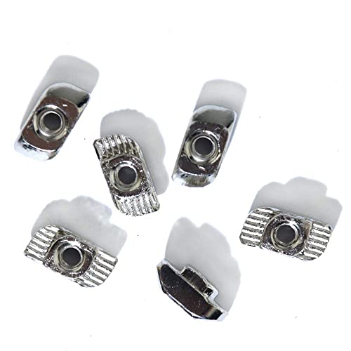 Boeray 2020 Series M5 T Slot Aluminum Profile With Slot 6Mm Drop In Nut Tee Nut Pack Of 100Pcs #TOP5