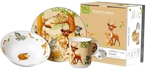 Ritzenhoff & Breker Waldtiere Kindergeschirr-Set, 3-teilig