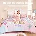 Joiedomi Kid Twin Comforter Set 5 Piece Unicorn Bedding Set for Boys Girls Super Soft Microfiber Bed in a Bag with Comforter Sheets Pillowcase Sham