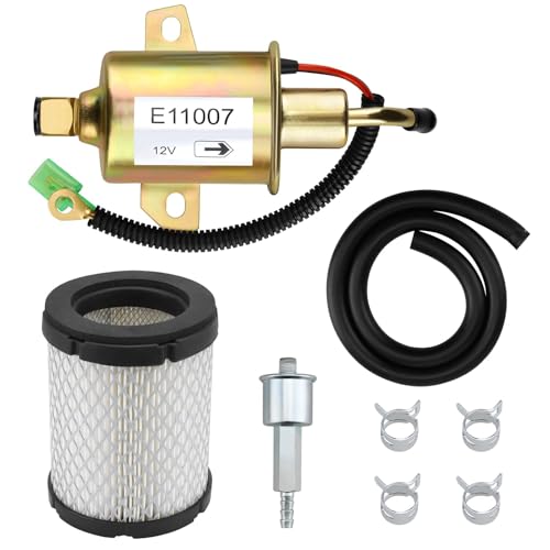 149-2311 Fuel Pump E11007 A029F889 with 149-2457 Fuel Filter TuneUp Kit for Onan RV Cummins Generator 3600 4000 4KW Microlite MicroQuiet Generators Camp Power KYD with 1403280 Air Filter and Fuel Line