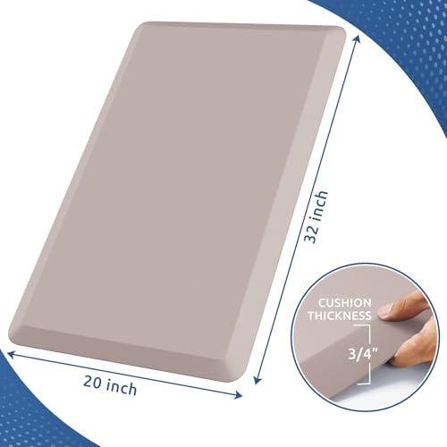 Image of KitchenClouds 0.8 inch Thick Kitchen Floor Mat Cushioned Anti Fatigue (32 inchx20 inch)