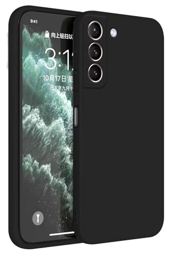 Topme Cover per Samsung Galaxy S21 (6.2' Inches) Custodia Case, Protezione Della Pelle Della Custodia in Silicone Tpu - Nero