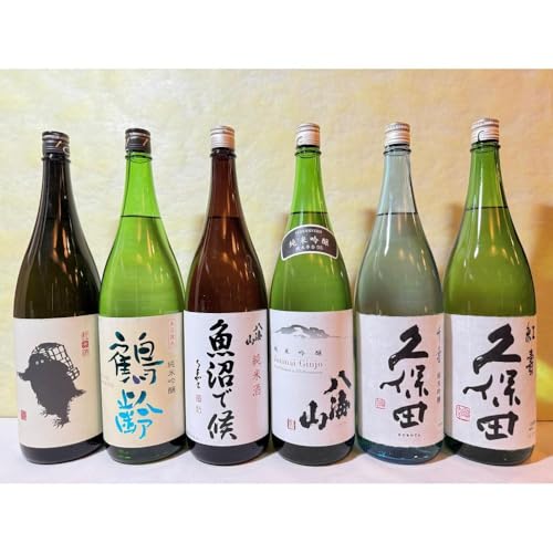 久保田・八海山・鶴齢(雪男)の純吟純米セット(1800ml×6本)