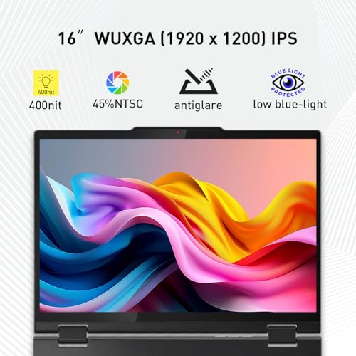Image of Lenovo ThinkPad L16 Gen 2 Business AI Laptop, 16 inch FHD+, Intel Core Ultra 7 255U, Customized 16GB-64GB DDR5, 512GB-4TB SSD, HDMI, Fingerprint, Backlit, Wi-Fi 6E, Long Battery Life, Windows 11 Pro