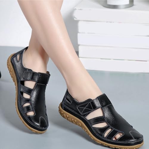 Gladiator Sandals For Women Dressy Summer Closed Toe Non Slip Sandals Comfortable Hollow Out Soft Cushion Sandal Summer Outdoor Beach Athletic Shoes4