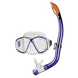 Beco 99031 Unisex Jugend BARI Schnorchel Set, blau,OneSize