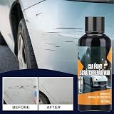 Kanoauo Car Scratch Remover, pasta do polerowania samochodu z gąbką aplikatorową, 30 ml, środek do polerowania pojazdu, szczegółowe czyszczenie pojazdu, akcesoria do SUV, ciężarówki, limuzyny, łodzi