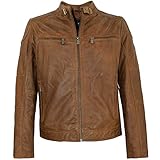 trapper lederjacke stallone der Stehkragen verfügt über einen Schnallenverschluss / mittels Reißverschluss lässt sich diese Jacke schließen / zwei seitliche Taschen mit Reißverschluss /