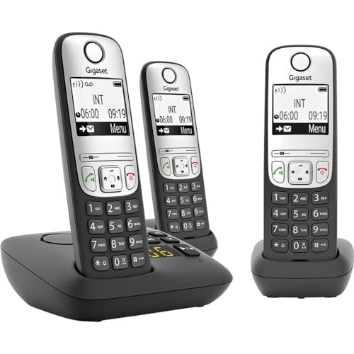 Gigaset A690 A Trio schwarz Anrufbeantworter Telefonbuch Freisprecheinrichtung DECT Schnurlos Sonstige