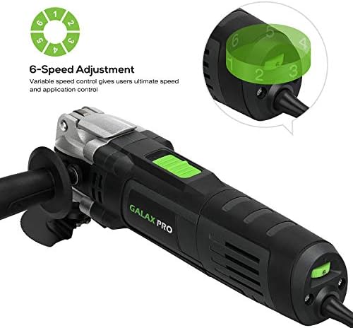 Bild 4 - GALAX PRO Oszillationswerkzeug Oszillierer Multitool 400 Watt 6 Einstellbare Geschwindigkeiten zum Entfernen,Schaben,Schneiden,Polieren mit 30 Zubehör