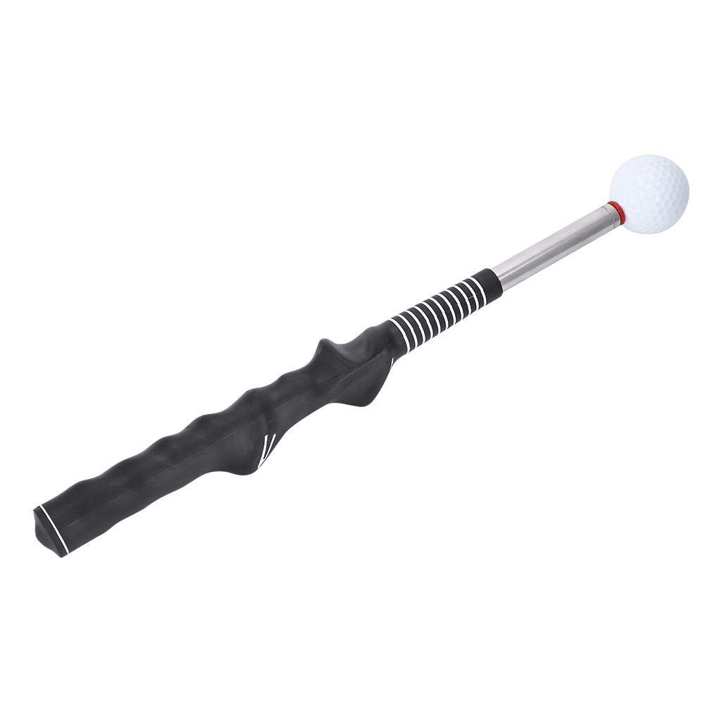 VGBEY Entrenamiento y Peso Swing de Golf, Golf Swing Grip, Metal Telescópico Golf Tempo Trainer Calentamiento Capacitación Ayuda Golf en el Campo Accesory Entrenador Swing Golf