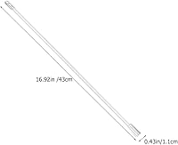 Vista 2 de Transparente Vertical Inclinación Ciega Reemplazo Rod Hook Vertical Persianas Piezas de Repuesto Blind r Stick Pulgadas