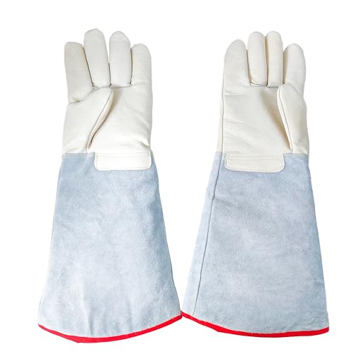 (45cm ) - HFS (R) Cryogenic Gloves LN2 Protective Gloves Liquid Nitrogen Low Tempt (45cm )