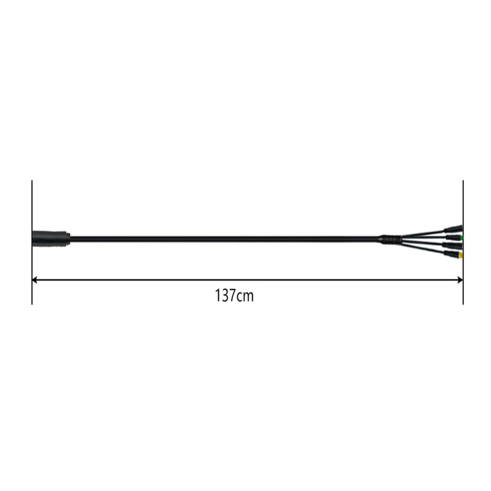 1 pc Câblage de Ligne 1T4 for vélo électrique Faisceau de Distribution de câbles étanche Pedelec BBS0102 Compatible avec la pièce de Rechange Bafang BBS/BBSHD Mid-Drive