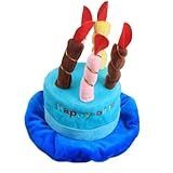 Ajuste ajustable: nuestro gorro de cumpleaños cuenta con una correa ajustable con un botón de resorte, lo que le permite personalizar fácilmente el ajuste para el tamaño del cuello de su perro..Esto garantiza un ajuste seguro y cómodo, para que su mascota pueda disfrutar de su día especial sin ningún problema.