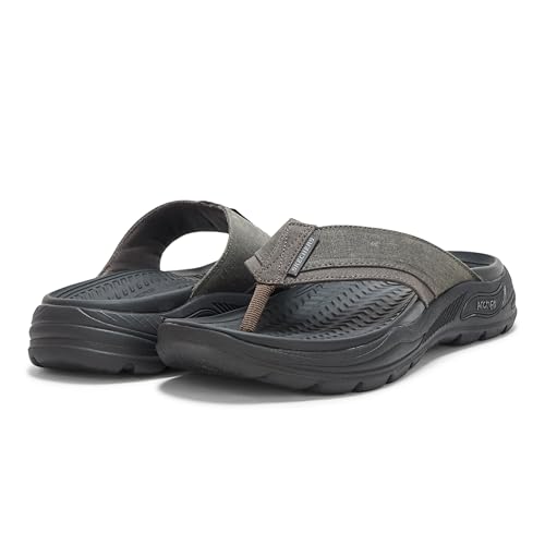 Skechers Men's Arch Fit Motley Sd-Rigel Canvas Thong Sandal3