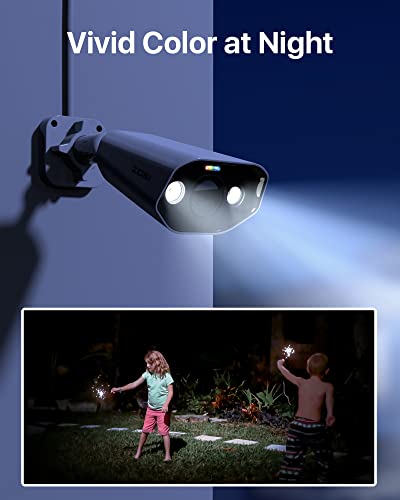 Image of ZOSI 4K PoE CCTV Security Camera System with 2-Way Audio, 8CH H.265+ NVR with 2TB HDD, 8x8MP Outdoor PoE IP Cameras, Color Night Vision, Waterproof, AI Human Detection, Smart Light Alarm
