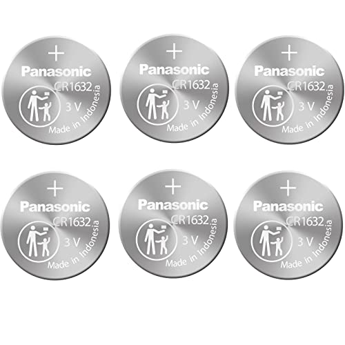 Pile CR1632 3V anti panne télécommande lot de 6 boutons lithium