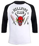 Dustin Costume Kids TV Drama Cosplay Costume T-shirt 140