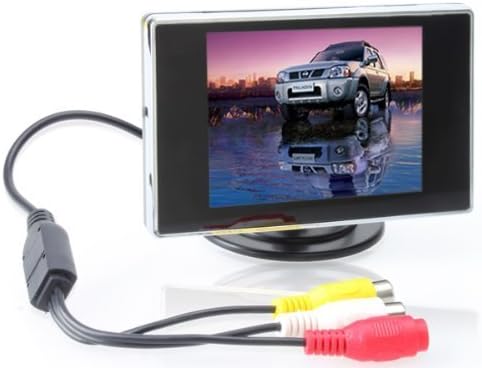 BW 3.5 inch TFT LCD Car Rearview Monitor, Digital Parking Monitor for Vehicle Backup Cameras