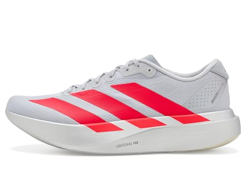 Image of adidas Men's Adizero EVO SL Woven M Silver met.Lucid red /Iron met. 13 US