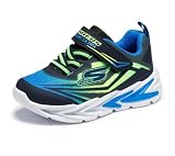 Skechers Garçon Flex Glow Ultra Sneaker, Black, 23 EU