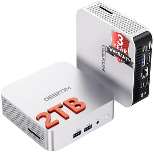 GEEKOM A7 Mini PC, Ryzen 9 7940HS, 32GB RAM, 2TB SSD, Radeon 780M...