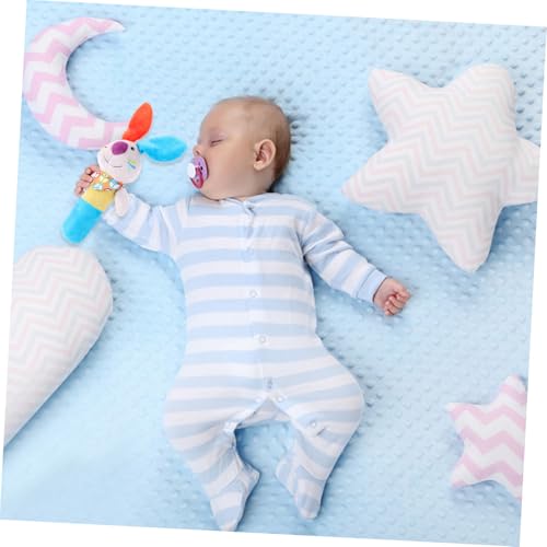 Hochet interactif lapin bébé peluche stimulation sensorielle nourrisson - 5