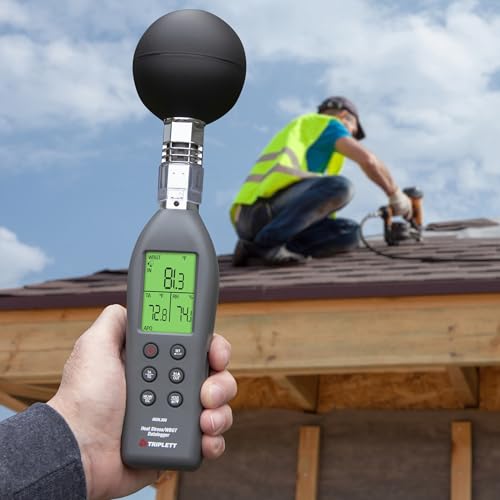 Image of Triplett HSDL300 Indoor /Outdoor Heat Stress WBGT (Wet Bulb Globe Temperature) Datalogger with Certificate of Calibration to NIST
