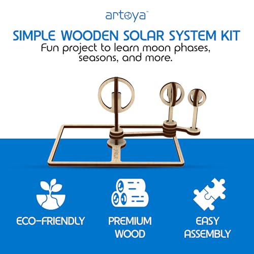 image for Artoya Pocket Tellurion – Solar System Kit for School Project, Orbit