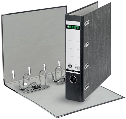 Classeur double levier A5 horizontal noir Leitz 10920000 x2 - 4