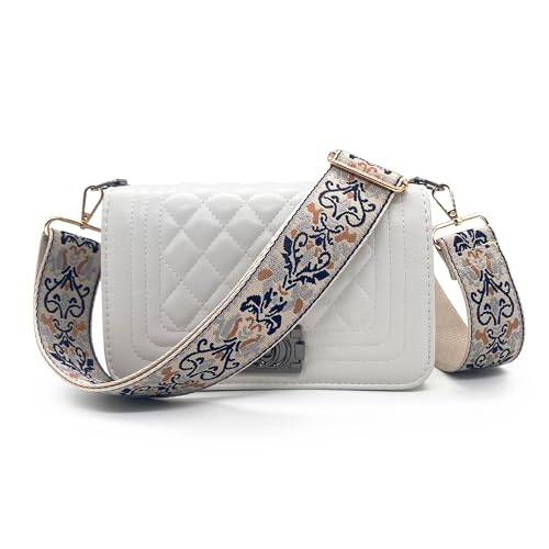 Image of Purse Straps Replacement Crossbody - Adjustable Bag Strap for Purses, Wide Shoulder Strap for Women Guitar Purses