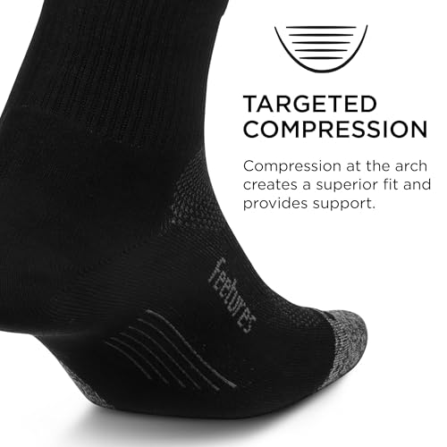 Image of Feetures Elite Ultra Light Cushion Quarter - Sport Sock with Targeted Compression