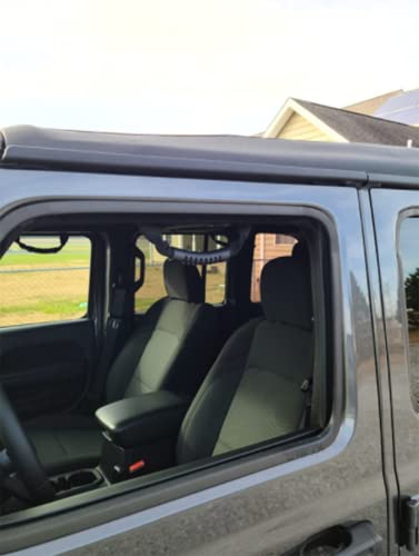 Xslxtl Roll Bar Grab Handles Grip, No Need To Fold Back Or Remove Top To Install Car Assist Device For Jeep 2018-2022 Wrangler Jl And Gladiator Jt #TOP3