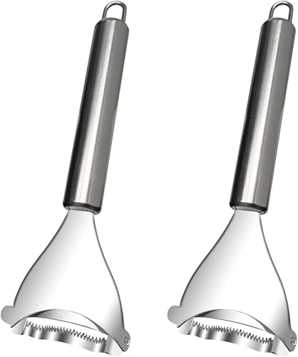 Pelador de maíz de acero inoxidable de 2 piezas, cortador de maíz, conveniente Trituradora de maíz duradera, herramienta pequeña de cocina