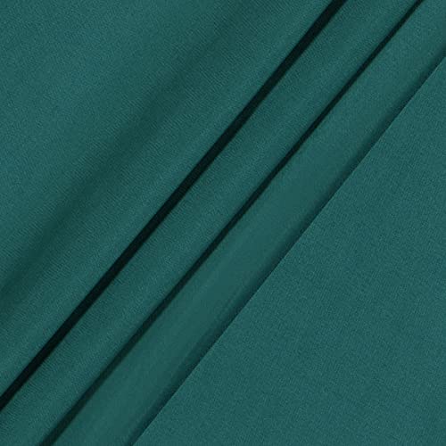 Image of ECLIPSE Microfiber Total Privacy Blackout Thermal Grommet Window Curtain for Bedroom (1 Panel), 42 inch x 63 inch, Peacock