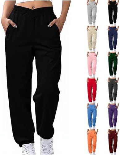 Joggers for Women High Waist Casual Sweatpants with Pockets Athletic Running Pants Workout Jogger Sweatpant