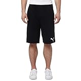 PUMA Men's French Terry Short (Large, Black)