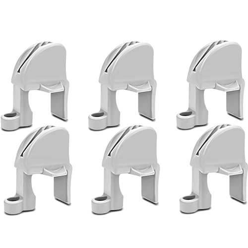 Cendasun Pontoon Boat Fender Clips, Adjustable Rail Fender Hanger/Holders for Bumpers 6PC