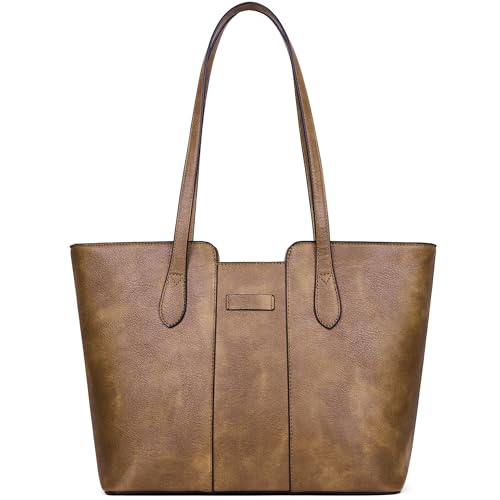 Image of ToLFE Tote Bags for Women Purses and Handbags Top Handle Satchel PU Leather Shoulder Hobo Bags | Top Handle