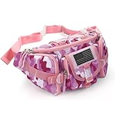 ArcEnCiel Tactical Fanny Pack for Men Waist Bag Hip Belt Outdoor Hiking Fishing Bumbag with Patch