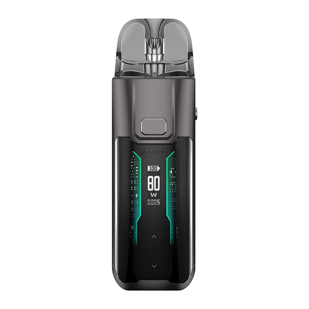 Originale Vapo'resso Luxe XR Max Kit Vape 80 W 2800mAh Batteria incorporata  5 ml Cartuccia LUXE XR Bobina GTX 0,2/0,4ohm MTL a DTL Sigaretta  elettronica Vaporizzatore (Grigio)