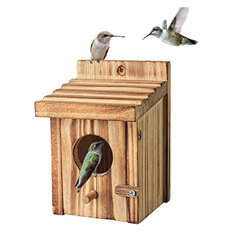 Humming Bird Houses for Outdoor Hanging Small Bird Nesting Box Cover
