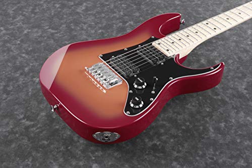 Ibanez Grgm 6 String Solid-Body Electric Guitar, Right, Orange Burst (Grgm21Morb) #TOP2