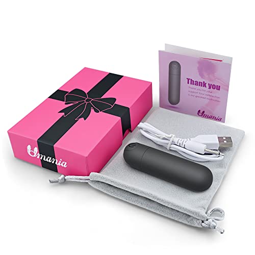 G Spot Bullet Vibrator Nipple Clitorals Stimulator Usb Rechargeable For Travel - 10 Modes Portable Waterproof Mini Vaginal Anal Massager Adult Sex Toys For Women(Black) #TOP1