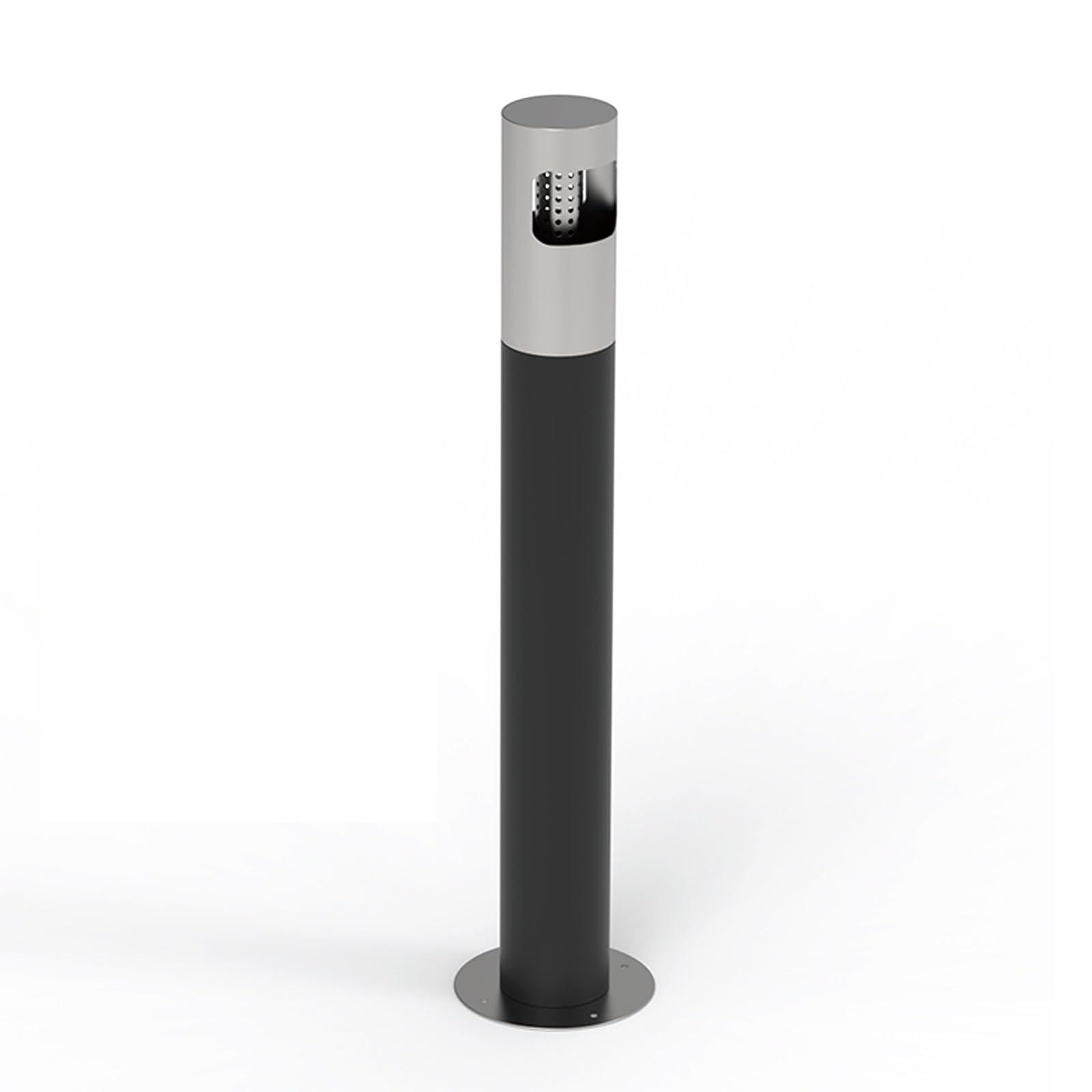 Cendrier d'extérieur pour terrasse et bureau en acier inoxydable