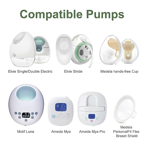 image for Maymom 17mm Flange Insert Compatible with Elvie Single/Double Electric