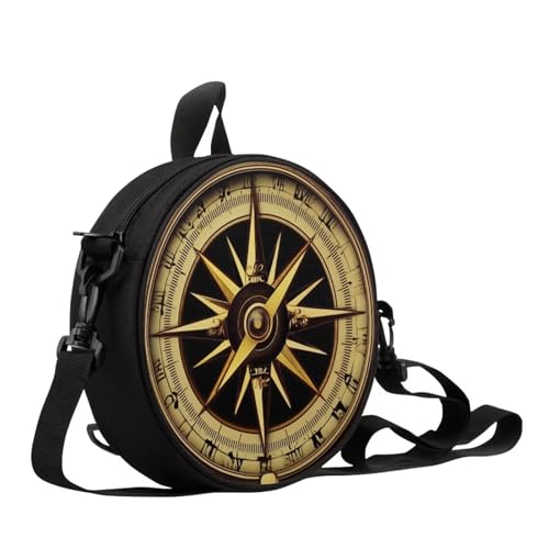Image of Women Novelty Round Clock Shape Zippered Clock Purses for Women Tote Handbag Shoulder Bag, Gift for Mom Girlfriend